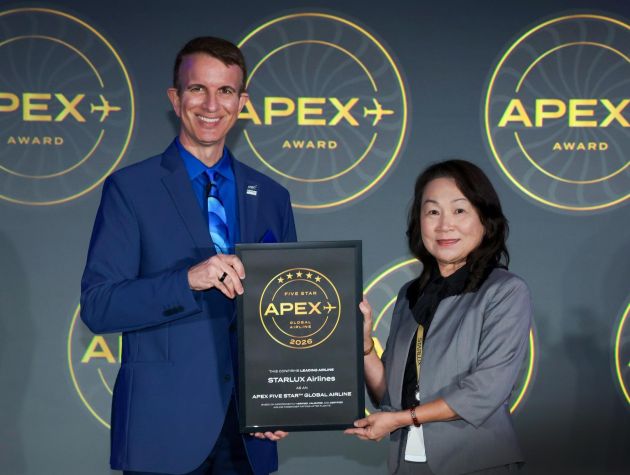 好事連莊🎉 星宇航空蟬聯「APEX五星航空」殊榮